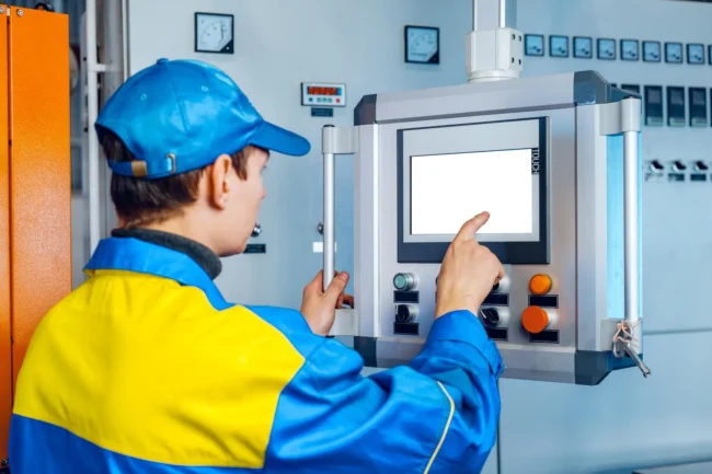 43206228_man-worker-in-manufacturing-plant-at-cable-factory-machine-control-computer-panel-1